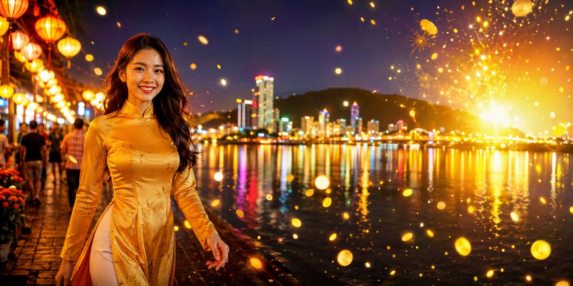 Người dùng Quy Nhơn xem kết quả cá cược thể thao tại khu vực chợ đêm sầm uất